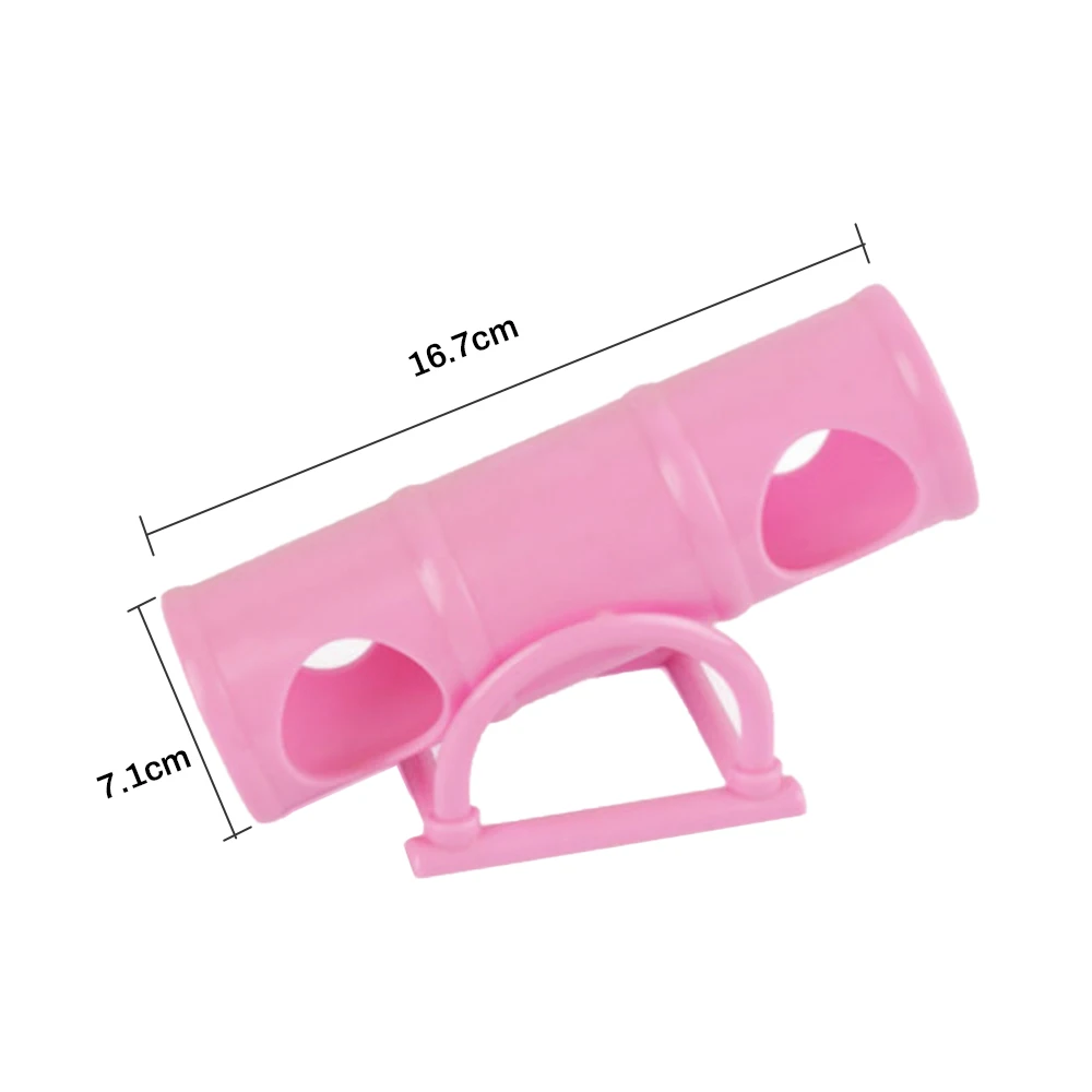 Синий/розовый хомяк трубка-качели туннельная клетка дом игрушка для тренировки