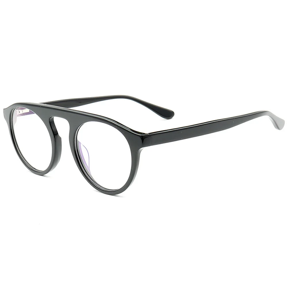 

Men women unisex Oversized Ultralight Full-Rim Round Frame Custom Made Myopia Glasses -1 to -6 Reading Glasses +1 to +4