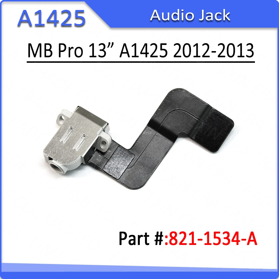 Аудиоплата для ноутбука A1425 MacBook Pro Retina 13 дюймов разъем наушников с разъемом аудио