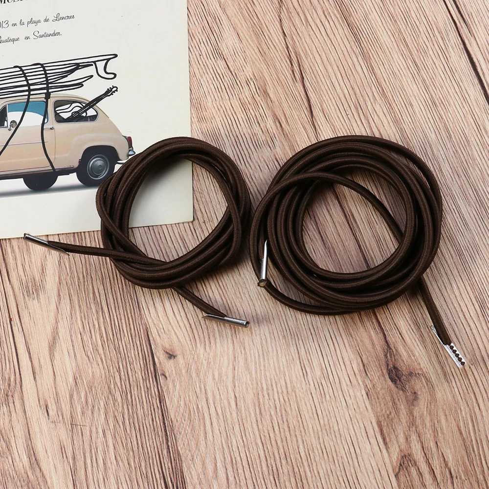 

8pcs Chair Lounge Rope Stretch Rope Elastic Rope Rubber Band Chaise Longue Accessories (Coffee, 4pcs Long Rope + 4pcs Short Rope