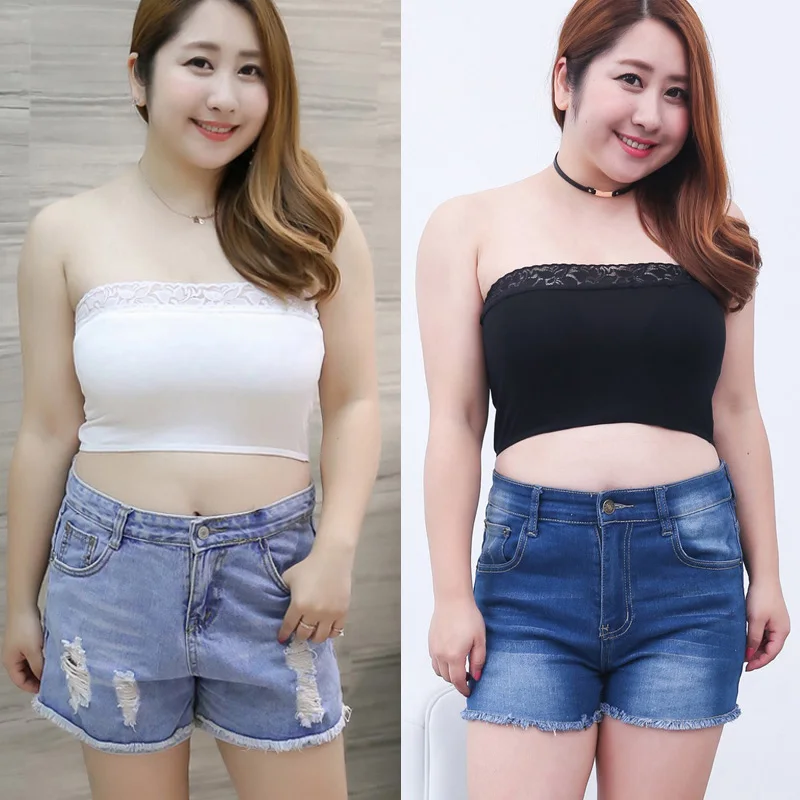 Сексуальный женский топ труба нижнее белье без бретелек бандо Укороченный
