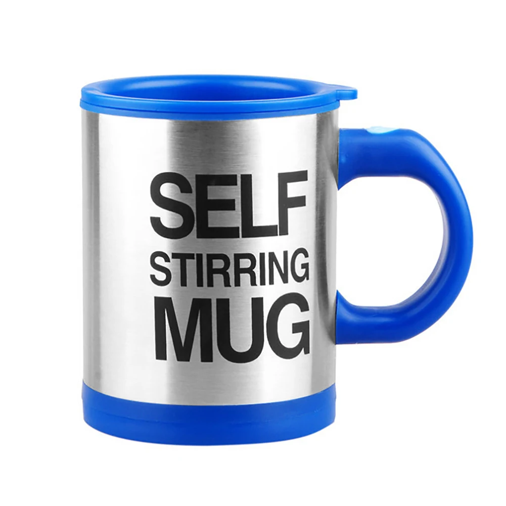 HOT 400ml Mugs Automatic Electric Lazy Self Stirring Cup Coffee Milk Mixing Mug Smart Stainless Steel Juice Mix Drinkware | Дом и сад