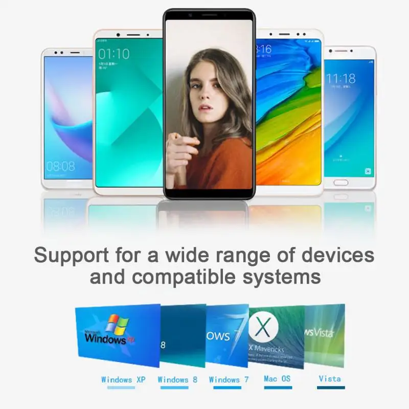 2 в 1 адаптер USB Type c OTG универсальное устройство для чтения TF/SD карт|Переходники и