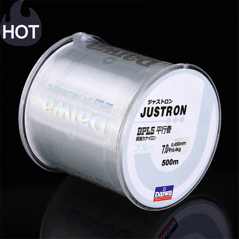 Лидер продаж сверхпрочная нейлоновая рыболовная леска 500 м японская однонитевая