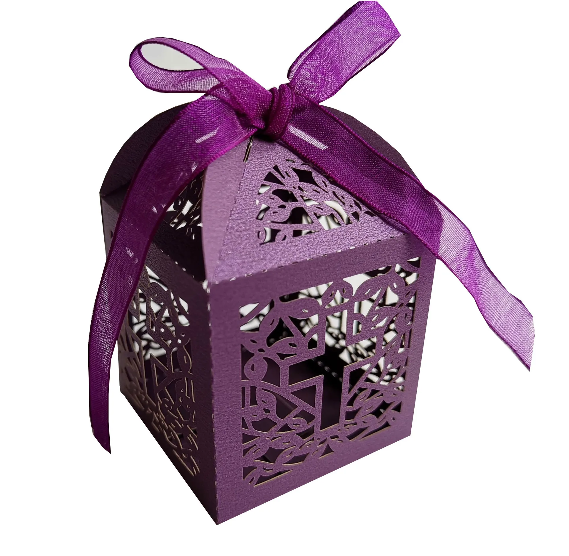 Коробки для крещения крестиком в виде листьев детской вечеринки свадебной