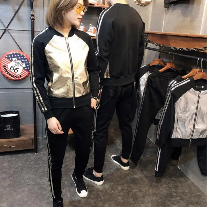 Костюм спортивный мужской с длинным рукавом приталенный пиджак брюки в полоску