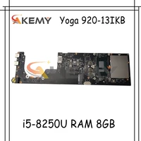 for lenovo yoga 920 13ikb laptop motherboard nm b291 motherboard w cpu i5 8250u ram 8gb fur 5b20q09684 100 test work mainboard