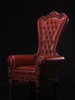brown Hot Figure Accessory Furniture 1:6 Scale European Queen Sofa Chair Model W Crystal Sofa Model Toys - Цвет: brown