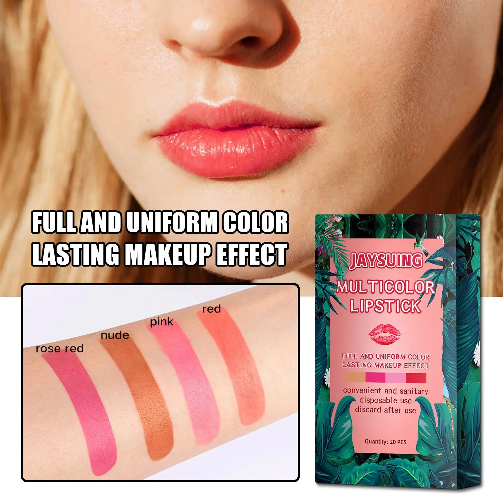 20 шт./корт. Сигаретная ватная помада набор оттенков тату-помада портативный