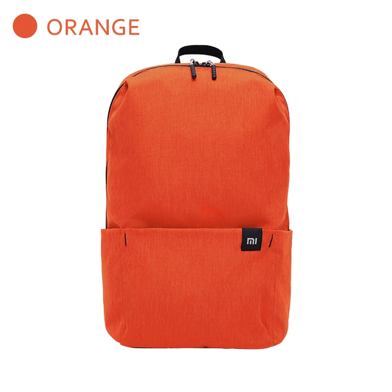 Orange Xiaomi официальный 10L рюкзак сумка водонепроницаемый 10 цветов досуг спорт маленький размер нагрудный пакет сумки унисекс для мужчин женщин и детей - Цвет: Orange