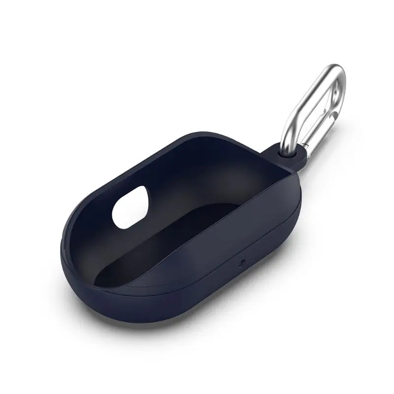 

Durable Anti-shock Flexible Silicone Protective Case Cover With Carabiner for Samsung Galaxy Buds Sports Bluetooth Earphone K3NB