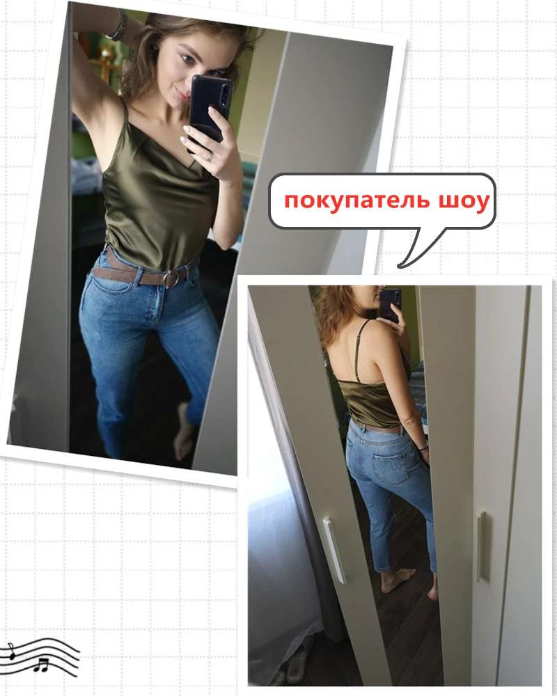Женская шелковая атласная майка без рукавов на бретельках, майка-топ, осенний костюм, Повседневная модная новая женская одежда