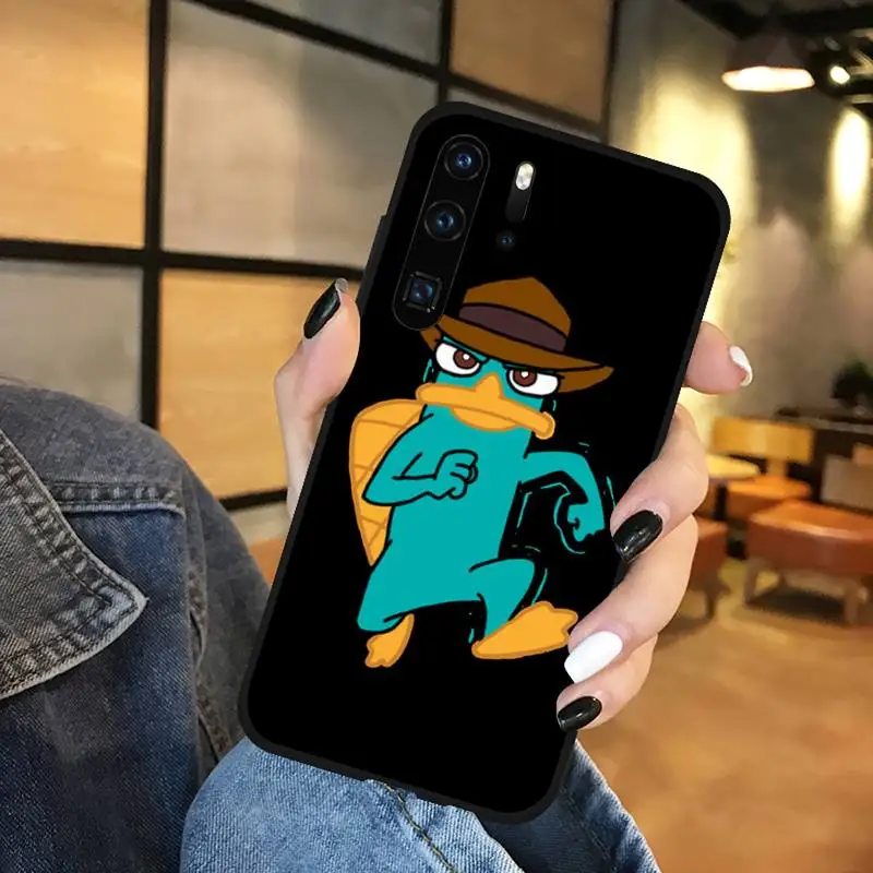 

Perry The Platypus Phone Case For Huawei honor Mate P 9 10 20 30 40 Pro 10i 7 8 a x Lite nova 5t