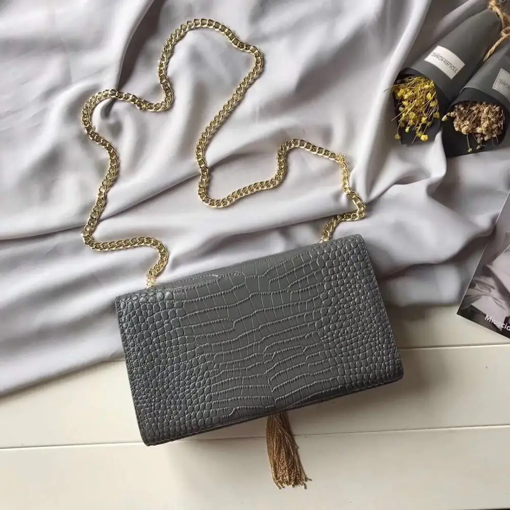 

Женская сумка-мессенджер через плечо, кожаная сумка с крокодиловым узором, квадратная сумка, женская сумка через плечо