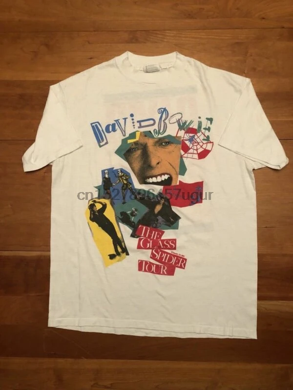 Винтажная Футболка David Bowie Glass Spider Tour 1987 футболка VTG80s редкая|Мужские футболки| |