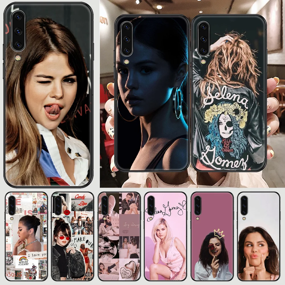 Чехол для телефона Selena Gomez Samsung Galaxy A 3 5 7 8 10 20 21 30 40 50 51 70 71 E S 2016 2018 4G черный 3D чехол с