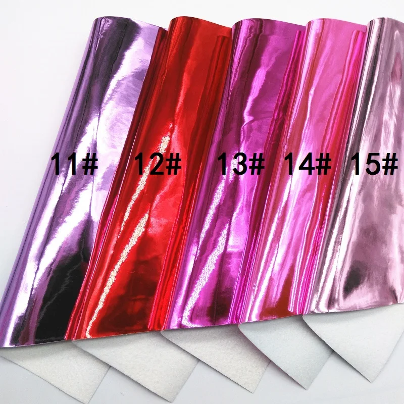 Glitterwishcome 30X134 см мини рулон гладкой лакированной зеркальной искусственной синтетической кожи ткань, GM001