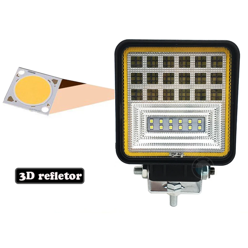 Goedkoop 4 Stuks 48W Led Verlichting Rijden Lamp Cube Pods Off Road Werklampen Voor Auto Truck Trailer Suv Offroads Boot.