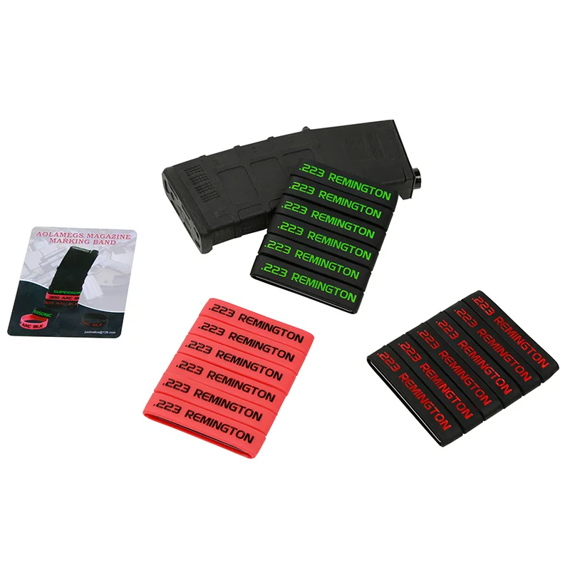 6 упаковок маркировочная лента для магазина 223 REM 5 56 300 AAC BLK 7 62x35 мм