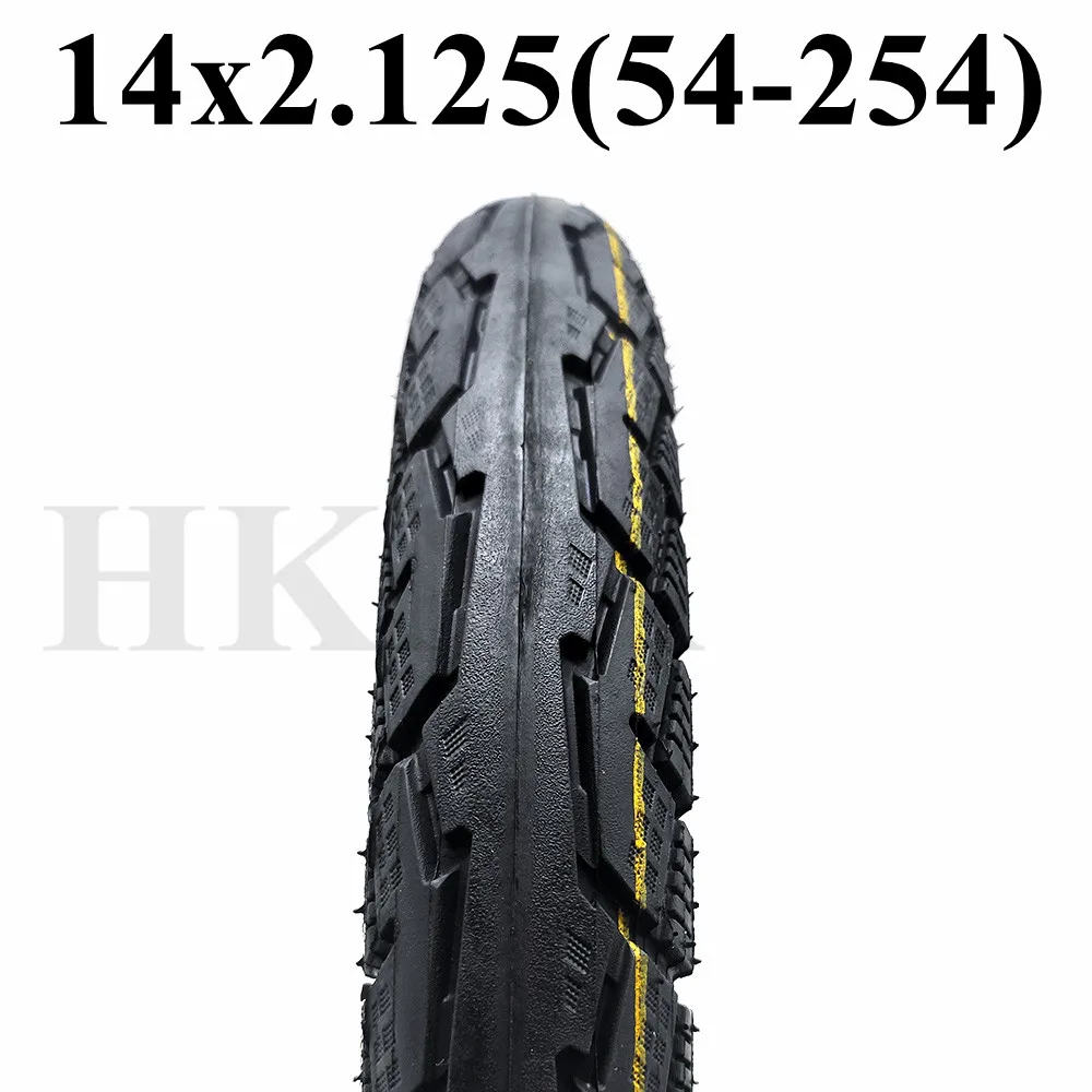 

Hot Sale 14x2.125 Inner Outer Tyre 14 Inch Inflated Tire for Electric Vehicle Tire Parts
