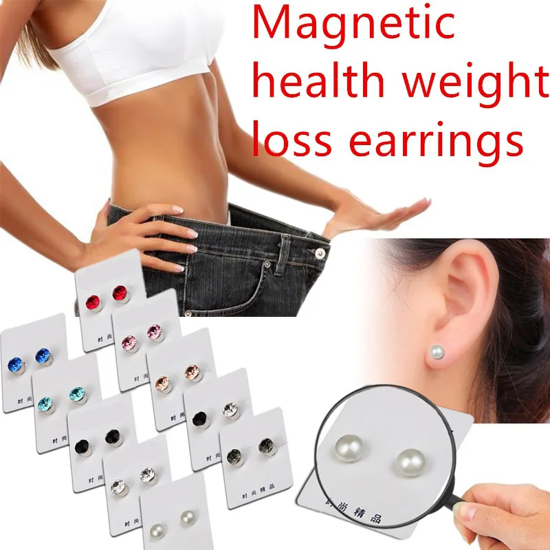 

Lose Weight Magnetic Health Jewelry Magnetic Slimming Earrings Slimming Patch Magnets Health Jewelry Of Lazy Paste Slim Patch