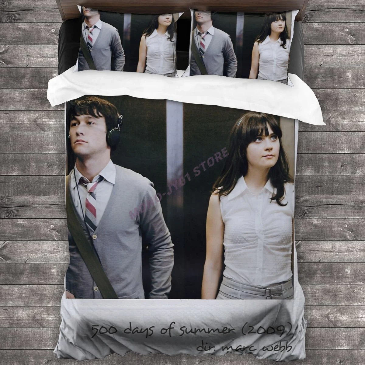 

500 Days Of Summer Polaroid Bedding Set Duvet Cover Pillowcases Comforter Bedding Sets Bedclothes