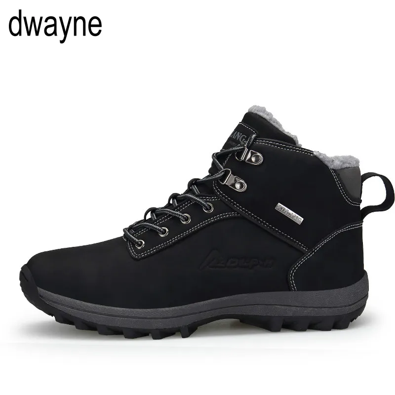 

Женские зимние мужские ботинки с мехом, горячая Распродажа, мужские зимние ботинки из микрофибры, новинка 2019, теплые зимние ботильоны dfv56