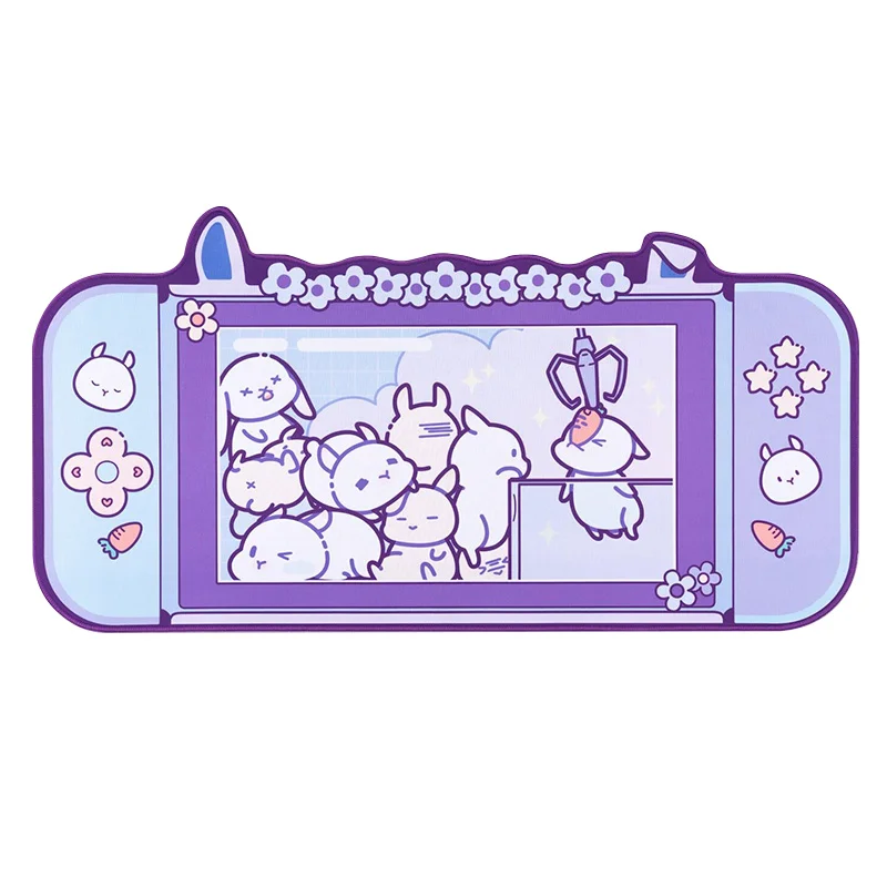 Коврик для мыши DATA FROG kawaii Rabbit Trap розовый милый коврик мультяшная клавиатура