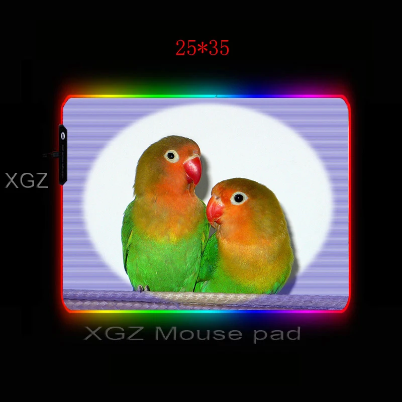 Большой коврик для мыши XGZ с рисунком аниме RGB черный Настольный компьютера в виде