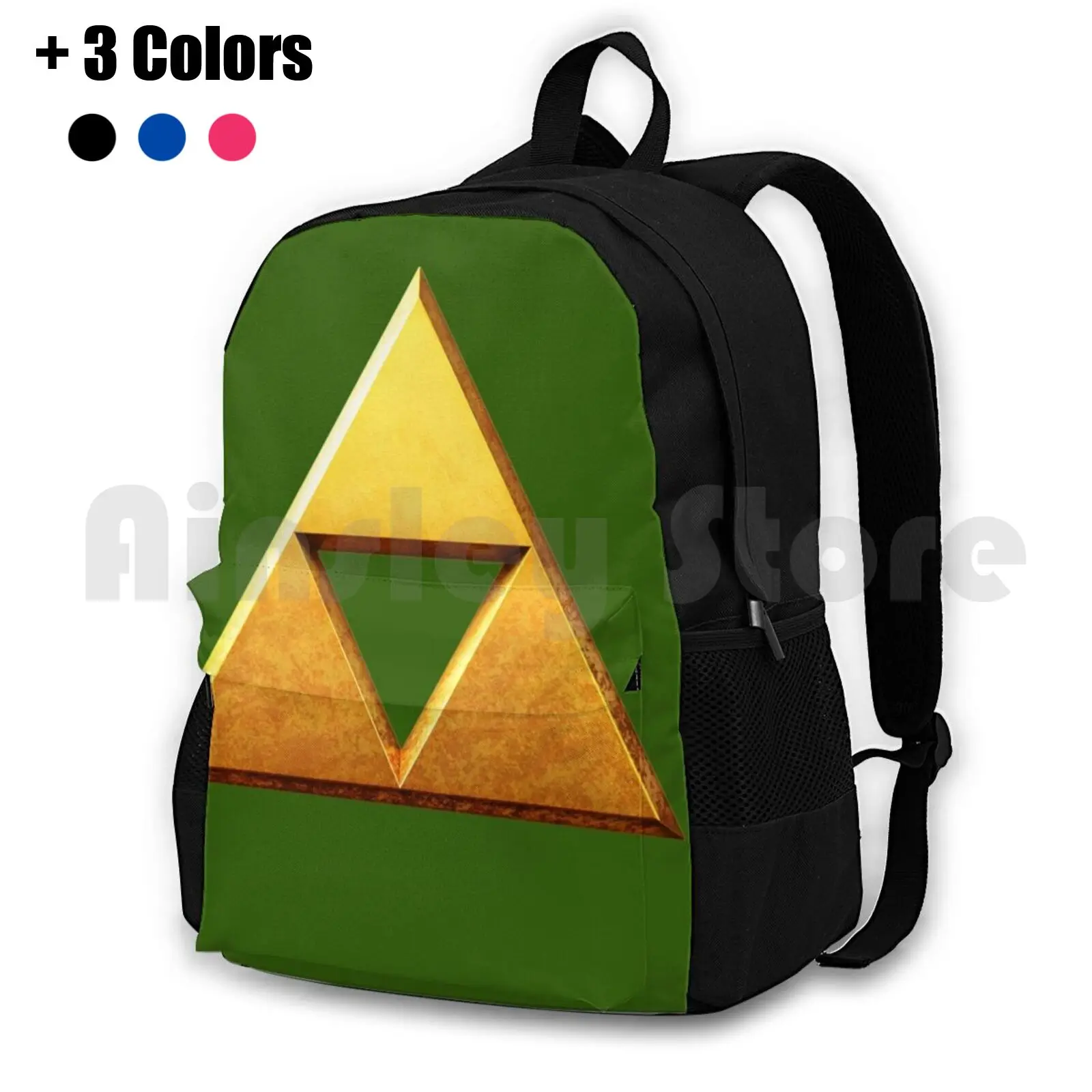 

Спортивный рюкзак Triforce, для игр на открытом воздухе, походов, восхождений, игр, видеоигр, легенда о времени