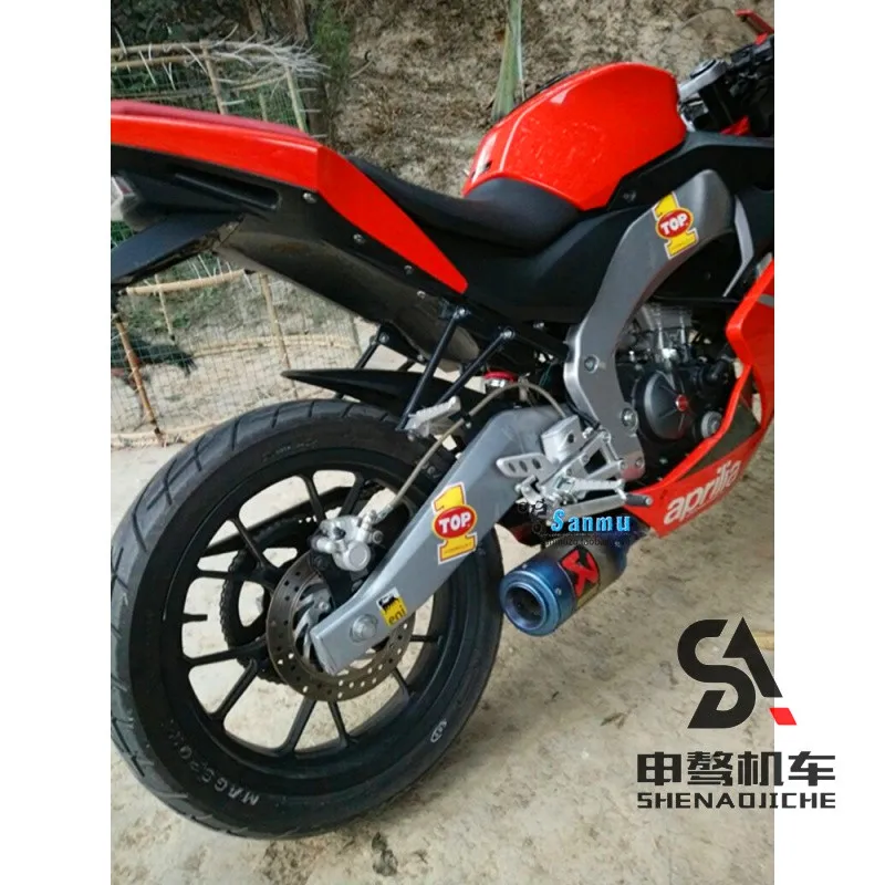51 мм мотоцикл Yoshimura Модифицированная выхлопная труба akrapovic углеродное волокно с глушитель тканый узор выхлопная труба Лазерная Марка