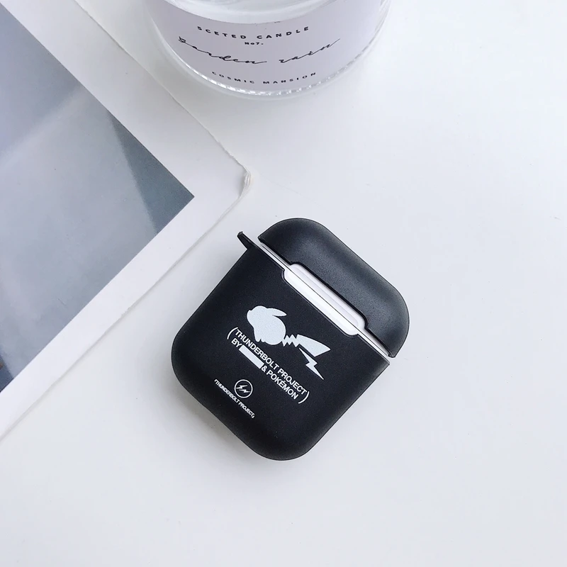 Мягкий матовый ТПУ чехол для наушников AirPods 1/2 с изображением собаки яйца и курицы - Цвет: 1