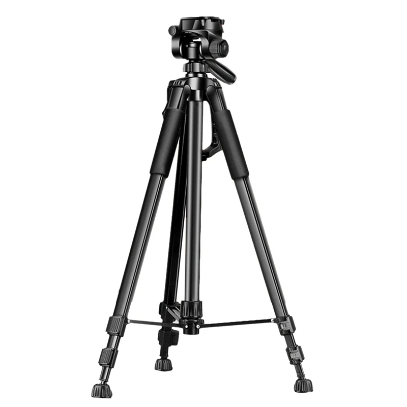 

60-Inch Camera Tripod, Portable Aluminum Travel Tripod, Suitable for Digital Cameras, SLR Cameras, Mobile Phones