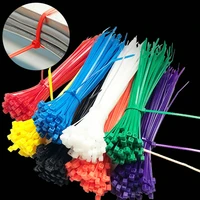 100pcs adjustable self locking plastic wire cable ties fasteners wire durable nylon cable ties corrosion resistance