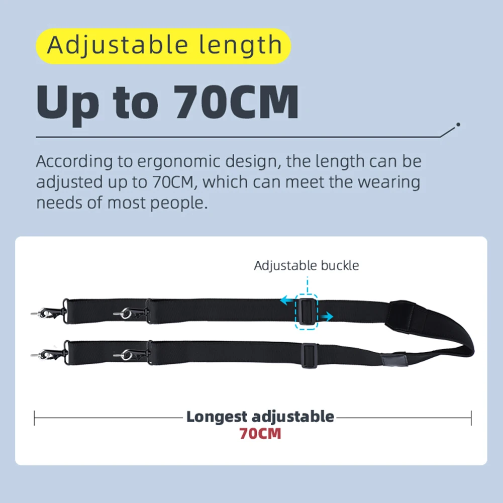 

Adjustable Lanyard Rope Smart Controller Hanging Lanyard Accessories for DJI Mavic Air 2 Drone Remote Controller Neck Strap