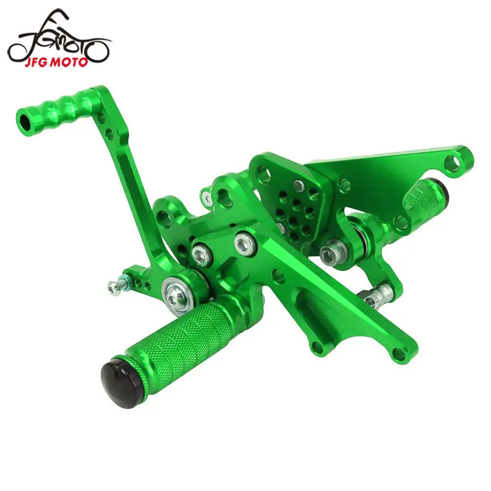 

Adjustment Adjustable Motorcycle Footrests Alloy Rear Footpeg Foot Rests For KAWASAKI ZX-14 ZX-14R ZZR1400 ZX14 ZX14R 2006-2011