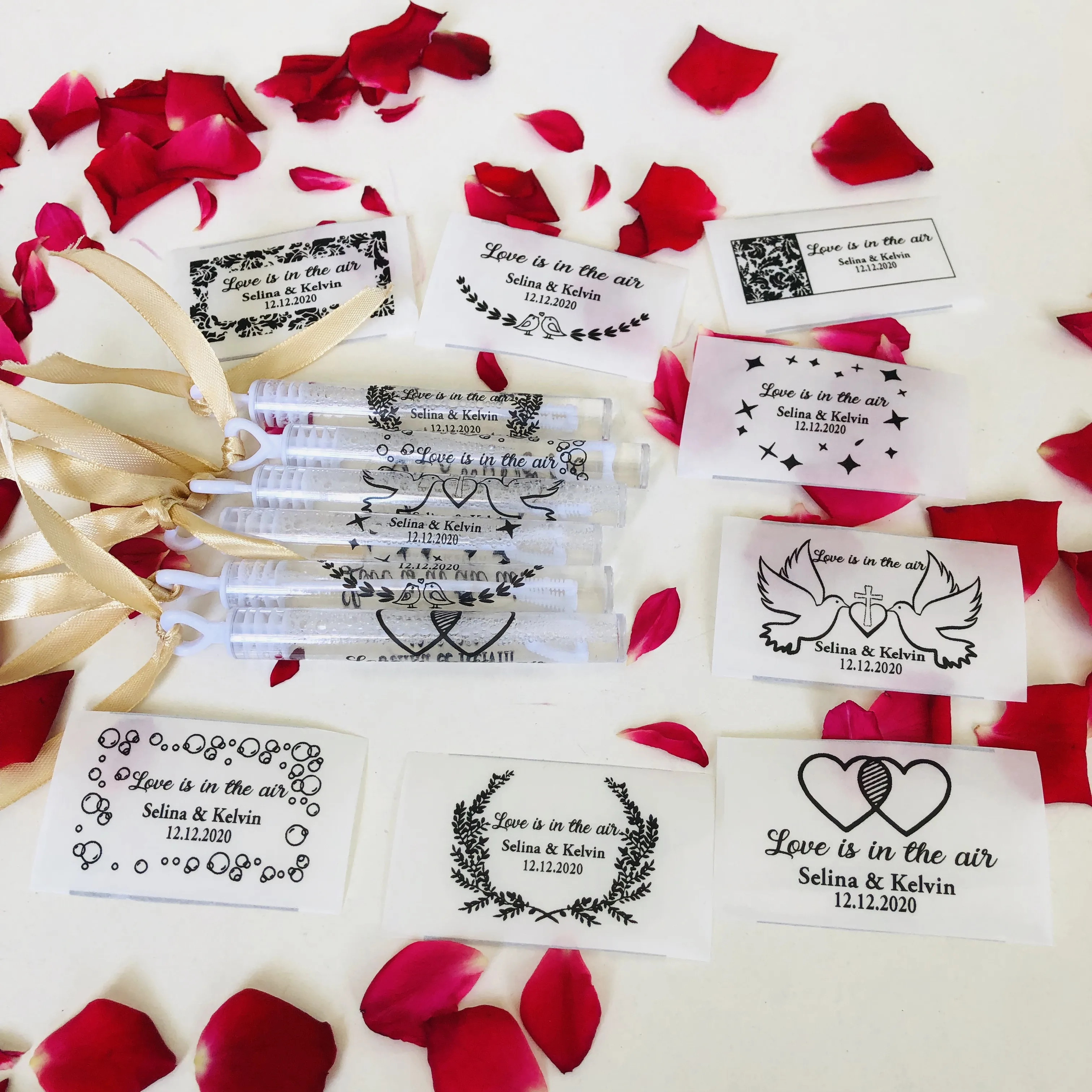 Этикетки с пузырьками для свадебных подарков этикетки прозрачные наклейки