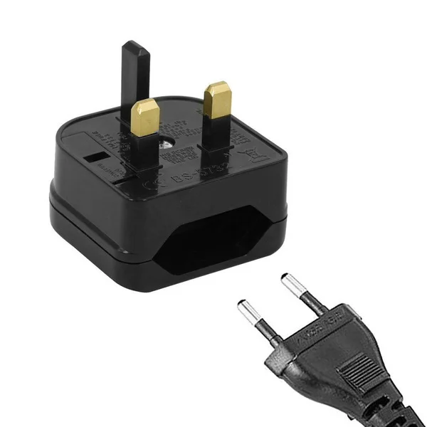 1 предмет новинка Европейский ЕС 2 Pin к UK 3Pin переходник Мощность гнездо