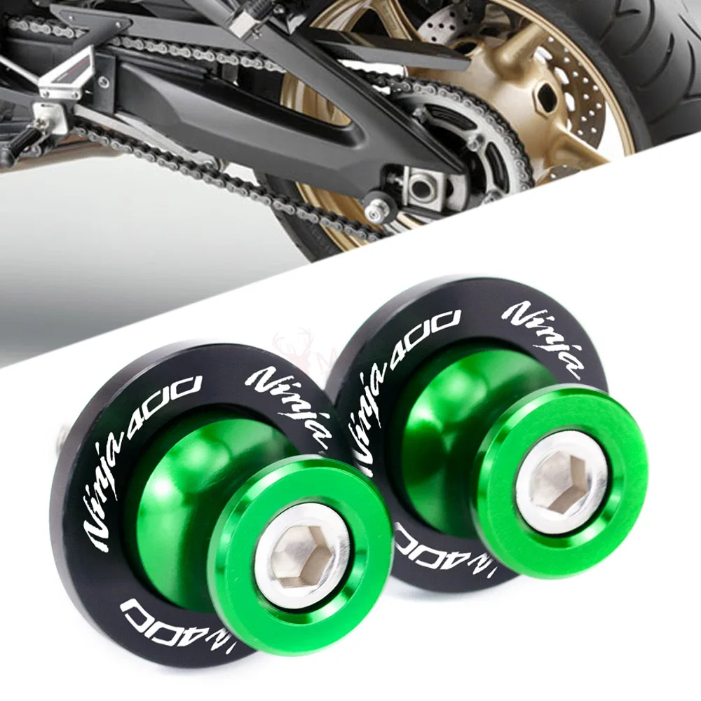 

For Kawasaki NINJA400 NINJA 400 -2018 2019 2020 -2022 Motorcycle CNC Swingarm Spools Slider Swingarm Stand Accessories 8MM