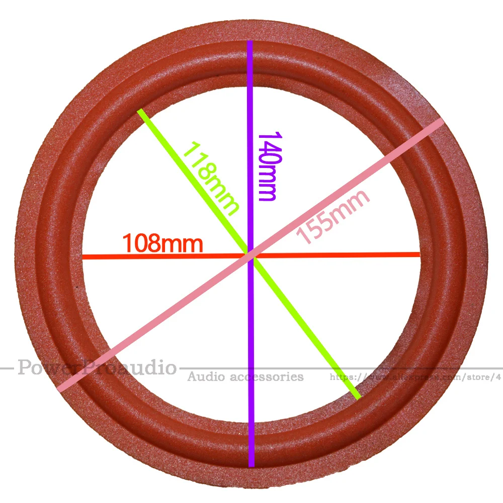 10 шт. красный динамик пенопластовый объемный сабвуфер дюймов 6 5 дюйма 4 НЧ-динамик
