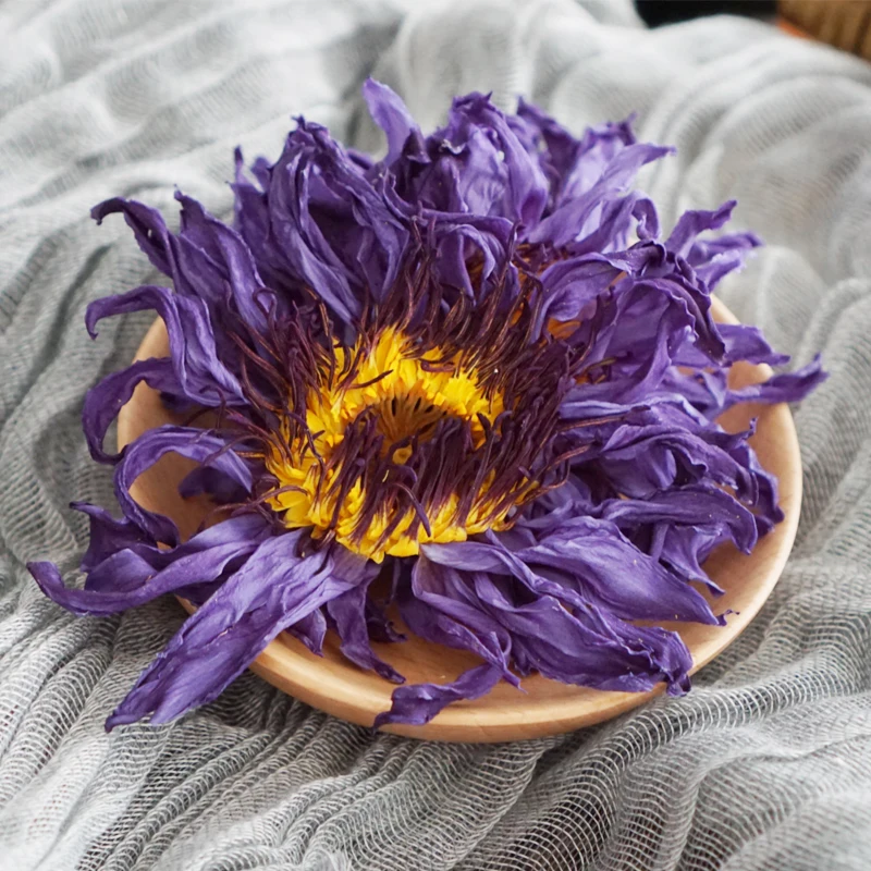 

Dried Natural Blue Lotus Flower Egyptian Nymphaeaceae Caerulea