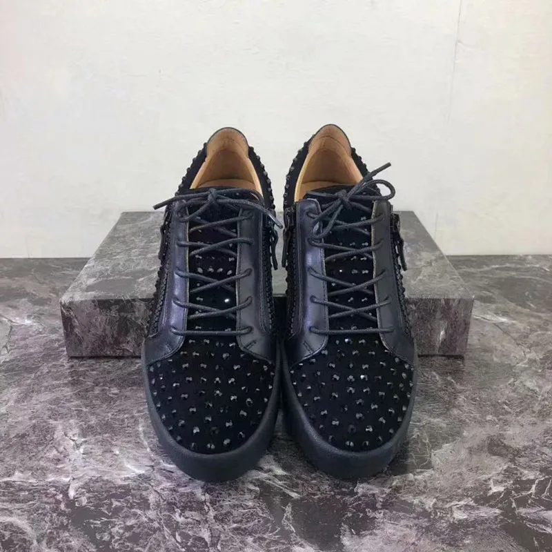 2019 брендовые удобные мужские лоферы со стразами мужская повседневная обувь