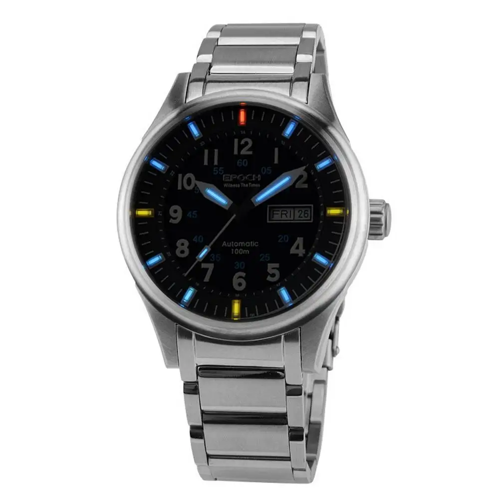 Мужские часы с Тритием мужские автоматические наручные Epoch luxury T25 светящиеся