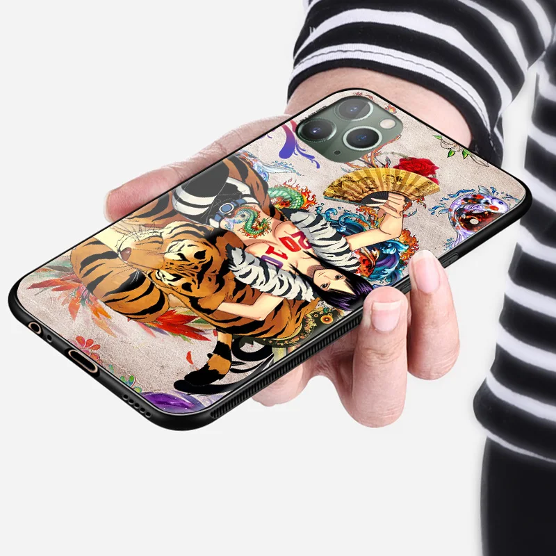 Нико Робин аниме мягкий силиконовый стеклянный чехол для телефона iPhone 6 6s 7 8 Plus X XR