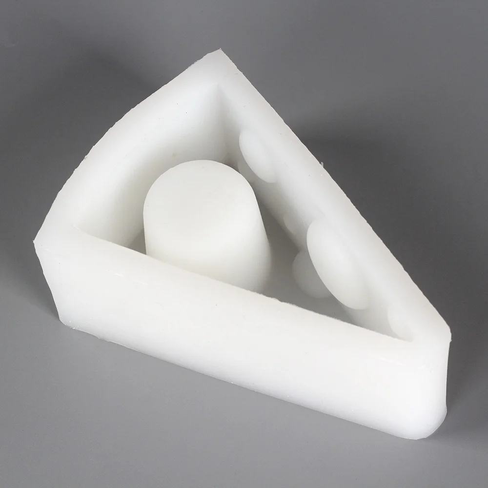 Silicone Mold for Cement Candle Holders Concrete Succulent Planter Mould Cheese Shape Craft Decorations | Дом и сад
