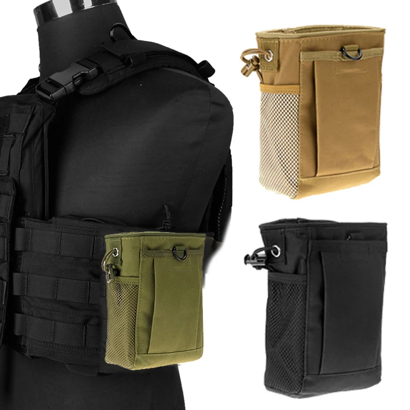 Военный Molle пакет тактический пистолет журнал разгрузка Drop Поясная Сумка Утилита Охота винтовка, подсумок на открытом воздухе