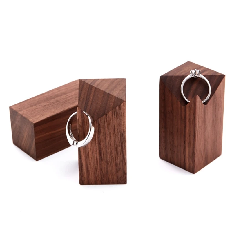 

Wood Ring Holders Square Shape Ring Display Holder Ring Holder Ring Stand Ring Stand Jewelry Display Stand Ring Rack X4YA
