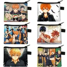 Японское Аниме Haikyuu! Chibi Hinata Syouyou, крутой короткий кошелек, сумка для губной помады, сумки для наушников, лучший подарок