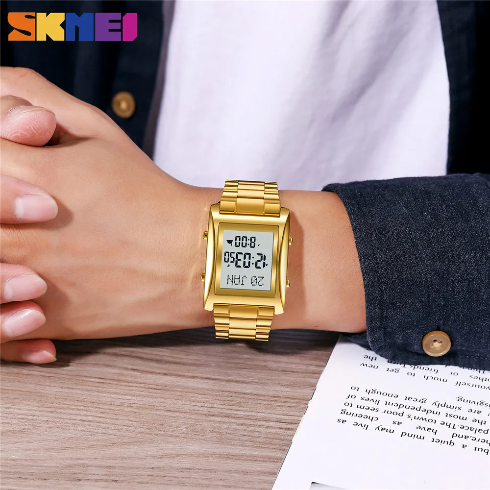 Часы наручные SKMEI Мужские Цифровые японские мусульманские с будильником азан