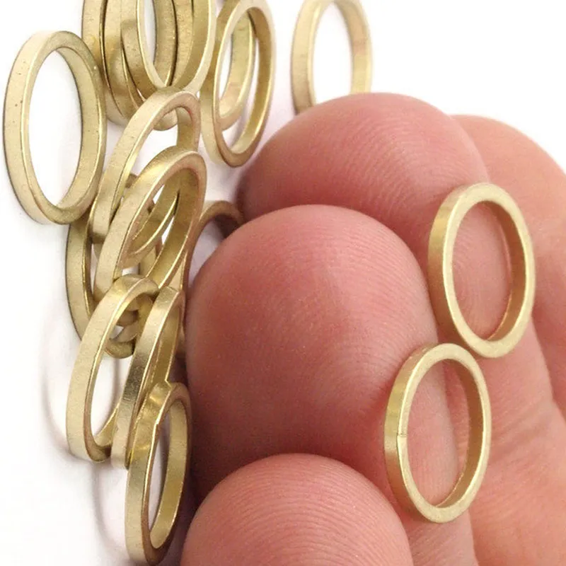 

50 шт. .. Круглые соединители из сырой латуни sz (12x1,2 мм) N442-